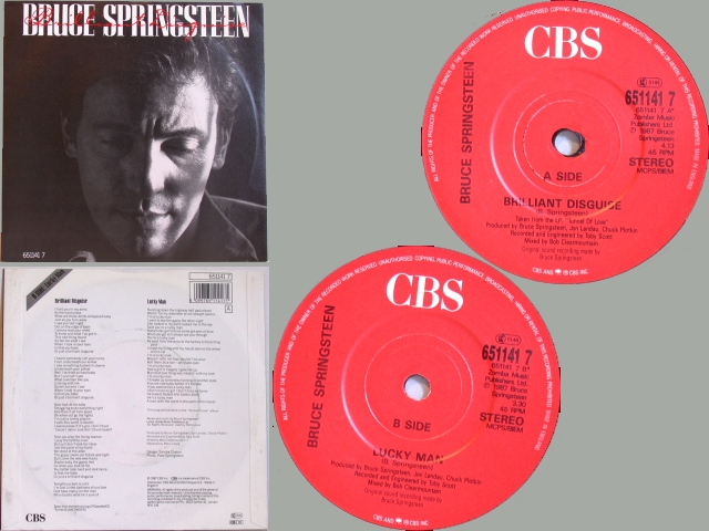 Bruce Springsteen - BRILLIANT DISGUISE / LUCKY MAN